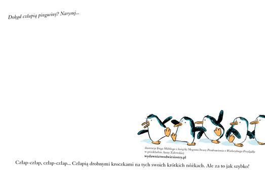 grupa tańczących pingwinów