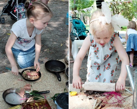warsztaty dla dzieci Dwie Siotry Błotne gotowanie na trawie Wielkie gotowanie na ulicy Czereśniowej