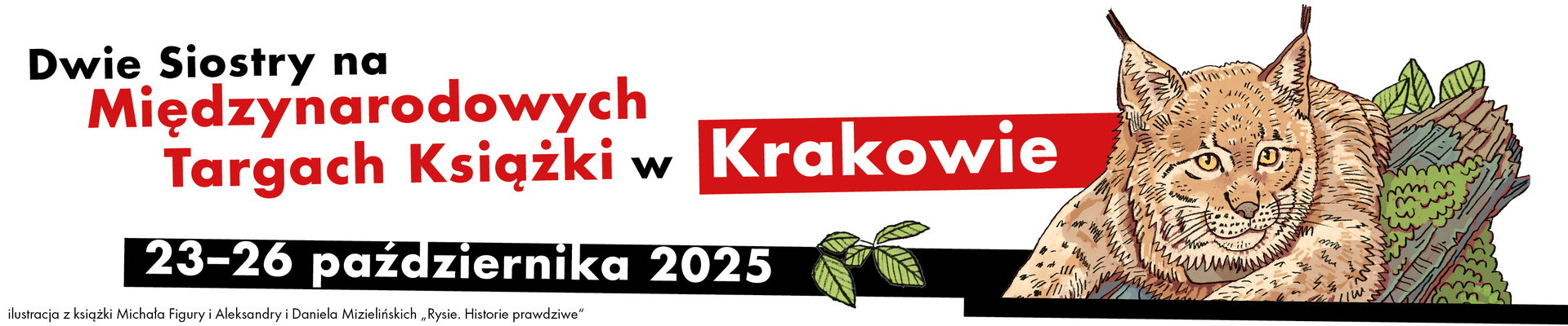 23–26.10.2025 | Dwie Siostry na Targach Książki w Krakowie