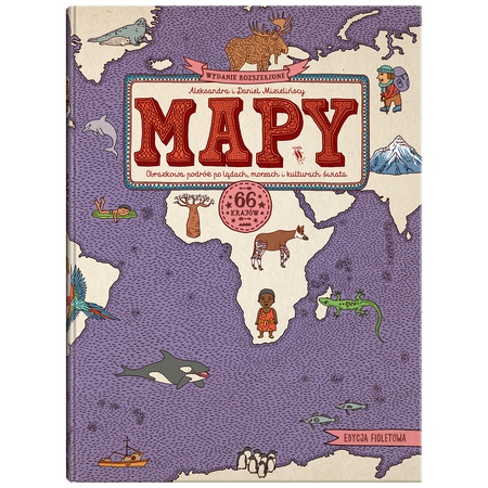 Okładka książki MAPY. Edycja fioletowa