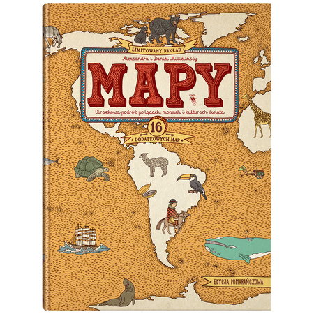 Okładka książki MAPY. Edycja pomarańczowa