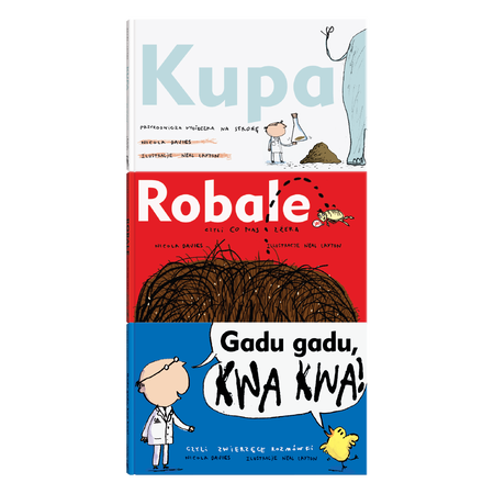 Okładka książki Zestaw: Kupa; Robale; Gadu gadu, kwa kwa!