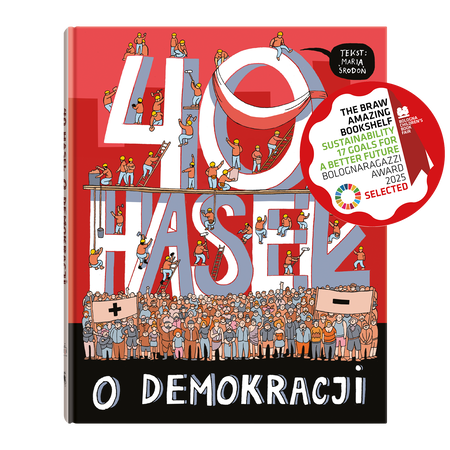 Okładka książki 40 haseł o demokracji