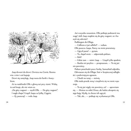 Strony książki Olle