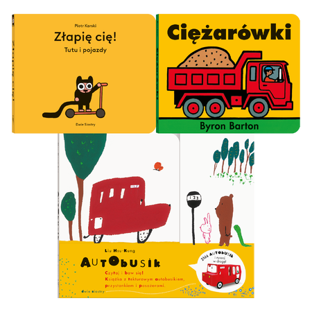 Okładka książki Zestaw dla maluchów, które uwielbiają samochody