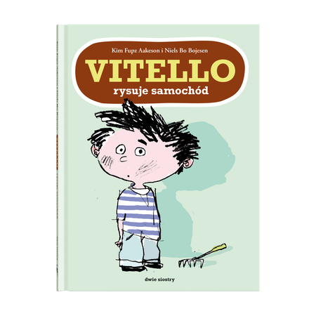 Okładka książki Vitello rysuje samochód