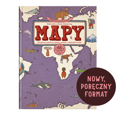 Okładka książki MAPY. Edycja fioletowa (format podręczny)