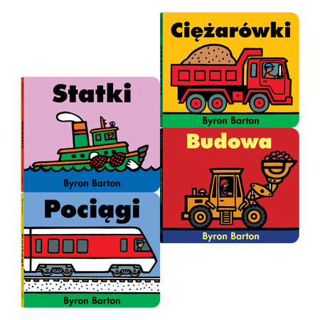 Okładka książki Zestaw dla małych wielbicieli pojazdów